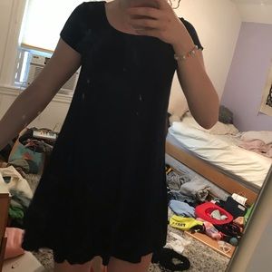 Navh blue T shirt dress